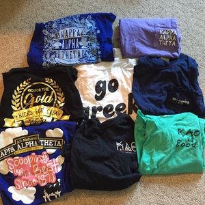 8 KAO t shirts in size small! kappa alpha theta